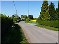 Lane junction near Donington House Farm