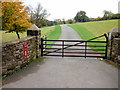 Entrance drive to Ty-coch Farm