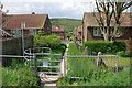 Kissing gate to the downs, Moulsecoomb