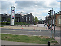 Entrance to shopping centre