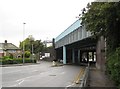 Ruislip Gardens: Skew railway bridge over the A4180 West End Road