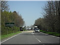 Approaching Buckland crossroads on the A420