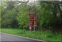 TQ1829 : Tourist information on the A281 by N Chadwick