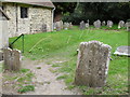 Gravestones outside Tuxlith Chapel