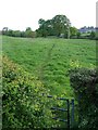 Footpath across field, Ampfield