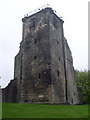 The NE tower of Crookston Castle