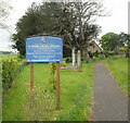 Entrance path to St Peters Church Henllys