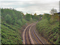 The Railway from Philips Park Road