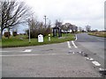 NO4709 : Road junction, Higham Toll by Maigheach-gheal