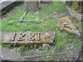 Date stone from the demolished Mount Zion chapel, Cornholme