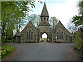 SK0671 : Buxton Cemetery entrance by Richard Law