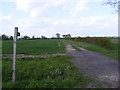 Footpath to Poplar Farm & Low road