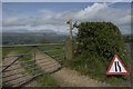 Footpath start near Brook farm