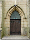 SE1423 : St Martin's Parish Church, Brighouse, Doorway by Alexander P Kapp