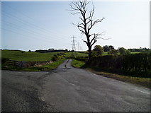 NS3854 : Single track Road by Gordon Dowie