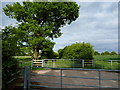 Gates on the field track to Lower Dairy House Farm