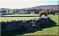 Castell Bryn Bras from the fields of Cefn Llwyd Farm