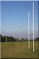 Rugby posts at Moreton Hall Preparatory School