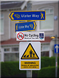 J5182 : Signs, Bangor by Rossographer