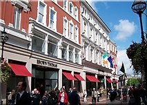O1533 : The fashionable Brown Thomas' flagship store in Grafton Street by Eric Jones