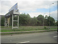 M49 slip road and M5 running side by side