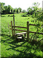 Stile on footpath past St Mary