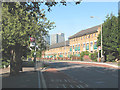 Bus stop on Redriff Road, Rotherhithe