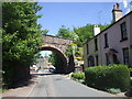 Cottages, and bridge for dismantled railway, Coleford