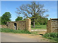 Gate entrance to Great Tew Park