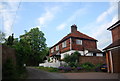 Tile hung cottage, off London Rd