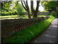 Wall at Binscombe