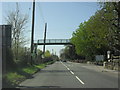 Footbridge over the A415