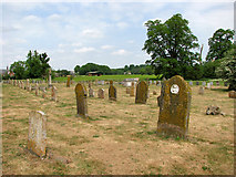 TL7789 : St Mary's church in Weeting - churchyard by Evelyn Simak