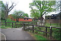 Footbridge by the Downs Link in Cranleigh