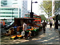 Fruit stall on the Euston Road