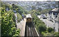 St Ives train at Carbis Bay station