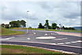 Roundabout on the new road linking Inshes to Milton of Leys