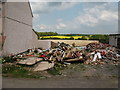 Demolition materials, School Lane, Galley Common