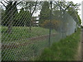 Fencing outside HMS Mercury