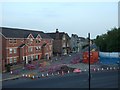 Roadworks at the end of Barbican Road, York