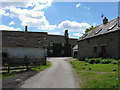 Lane through Rhyd-y-Gwern farm