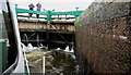 Entering Carnroe lock, River Bann