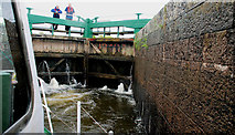C9117 : Entering Carnroe lock, River Bann by Albert Bridge