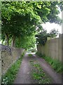 Lane between Cemetery & Allotments