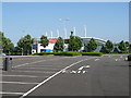 Overflow car park at M6 Toll Services