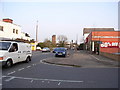 London Road at the junction with Garland Road