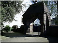 ST1578 : Lych gate, Llandaff Cathedral by Martyn Harries