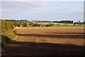 Looking over a field towards Cuxham