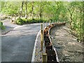 Landslip repair on Gellionnen Road, Rhyd-y-fro