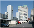 Mander House from the rooftop car park, Wolverhampton